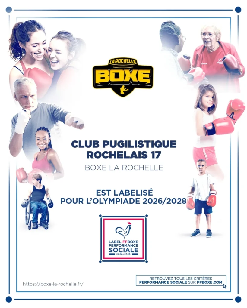 Le club labellisé « Performance sociale » FFBoxe pour l’Olympiade 2026/2028