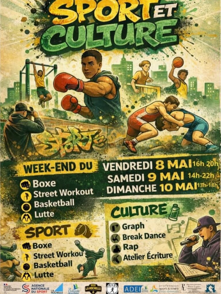 Sport & Culture : un week-end de fusion du 8 au 10 mai